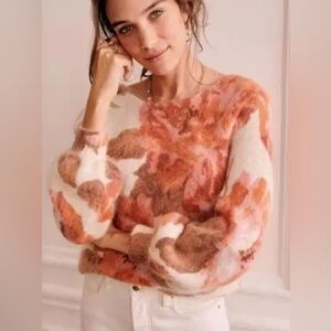 Sezane Alban Jumper Ecru / Multico - Size M